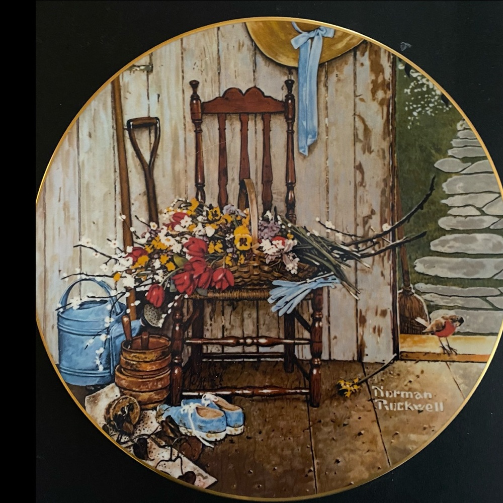 Norman Rockwell’s “Spring Flowers”